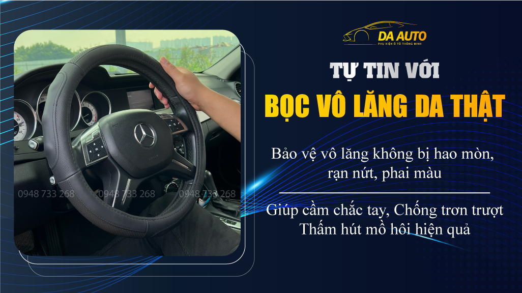 Bọc vô lăng da cừu với ưu điểm vượt trội